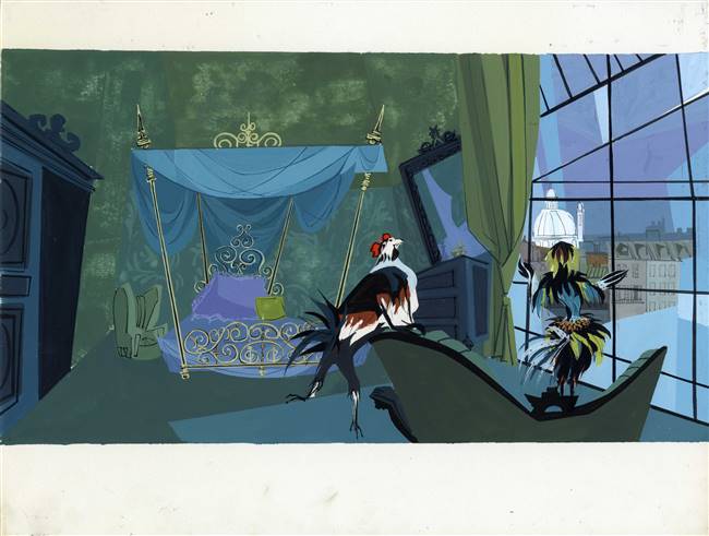 Original Concept Art by Walt Peregoy from Chanticleer