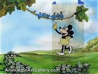 Ink Test Cel of Minnie Mouse from Disney Studios (c. 1930s)