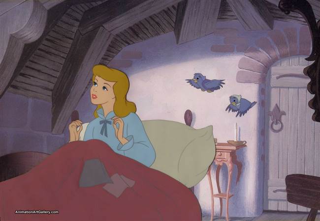 Original Production Cel of Cinderella from Cinderella