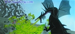 Production Cel of Maleficent (as dragon) with Prince Philip - WDC37