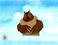 Original Production Cel of Big Mama Owl from the Fox and the Hound (1981)