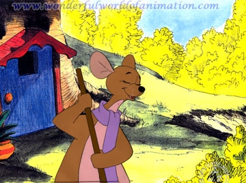 Production Cel of Kanga from Winnie the Pooh