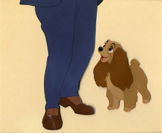 Original Production Cel of Lady from Lady and the Tramp (1955)