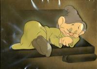Original Courvoisier Cel of Dopey from Snow White and the Seven Dwarfs (1937)