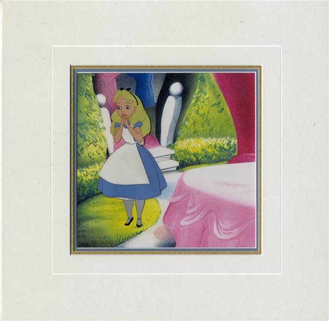 Original Production Cel of Alice from Alice in Wonderland (1951)