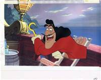 Original Production Cel of Captain Hook from Peter Pan (1953)