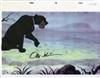 Original Production Cel of Bagheera from Jungle Book (1967) Signed by Ollie Johnston