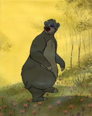 Original Production Cel of Baloo from Jungle Book (1967)