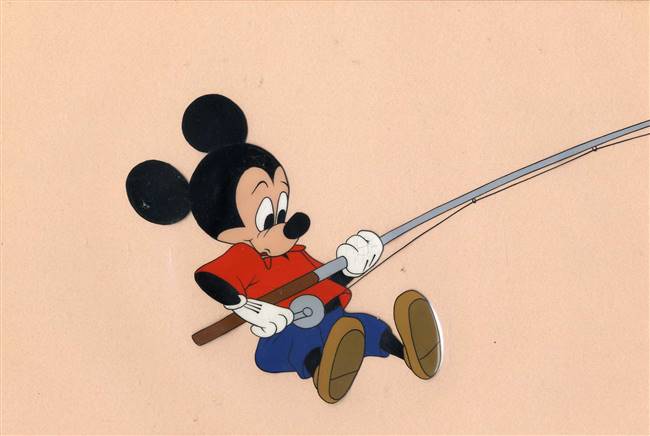 Original Production Cel of Mickey Mouse from The Simple Things (1953)