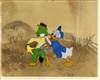 Original Production Cel (Disneyland Art Corner Piece) of Donald Duck and Jose Carioca from Disney TV