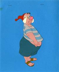 Original Production Cel of Smee from Peter Pan (1953)