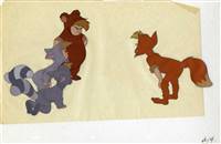 Original Production Cel of Lost Boys from Peter Pan (1953)