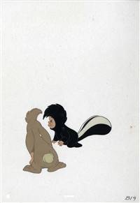 Original Production Cel of Lost Boys from Peter Pan (1953)