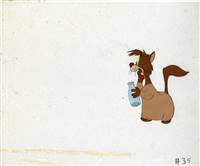 Original Production Cel of Richard from Puss Café (1950)
