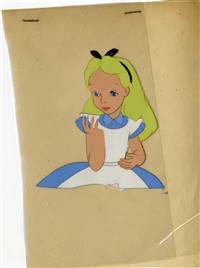 Original Production Cel of Alice from Alice in Wonderland (1951)
