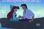 Production Cel of Ariel with Prince Eric - WDCCS372