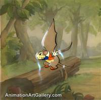 Production Cel of the Flying Mouse from The Flying Mouse