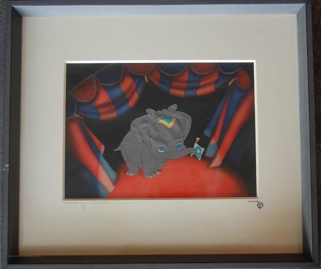 Original Courvoisier Cel of Dumbo from Dumbo