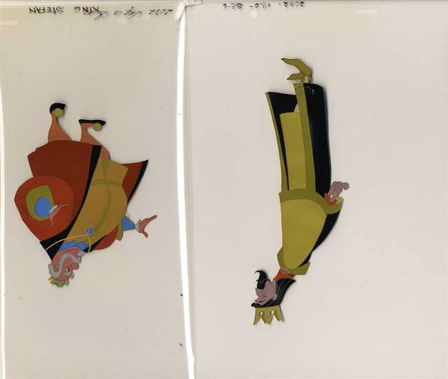 Original Production Cels of King Stefan and King Hubert from Sleeping Beauty