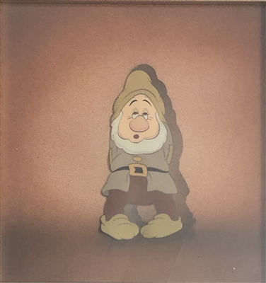 Original Production Cel of Sneezy from Snow White and the Seven Dwarfs (1937)