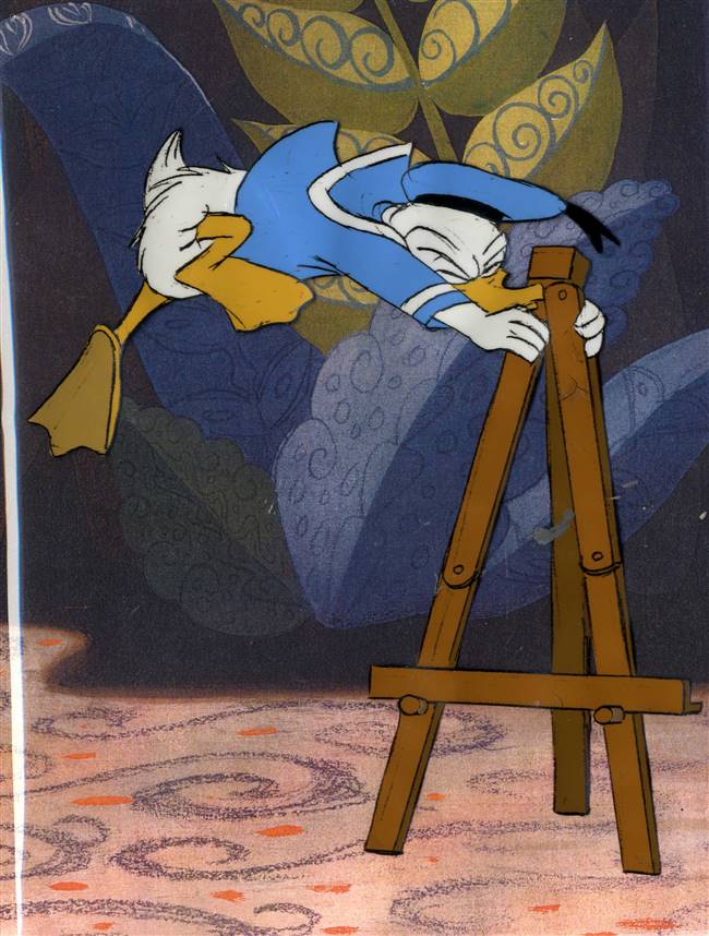 Original Production Cel of Donald Duck from Disney TV (1960s)