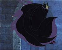 Original Production Cel of Maleficent from Sleeping Beauty (1959)