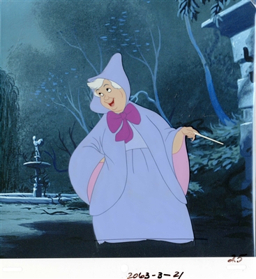 Original Production Cel of the Fairy Godmother from Cinderella (1950)