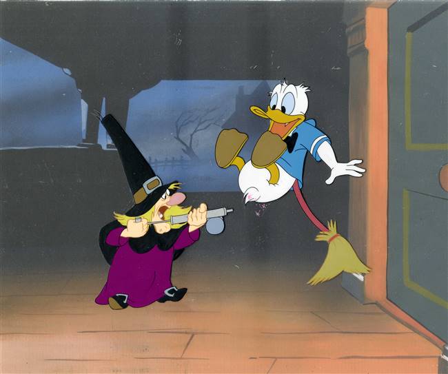 Original Production Cel of Witch Hazel and 2 (1953)