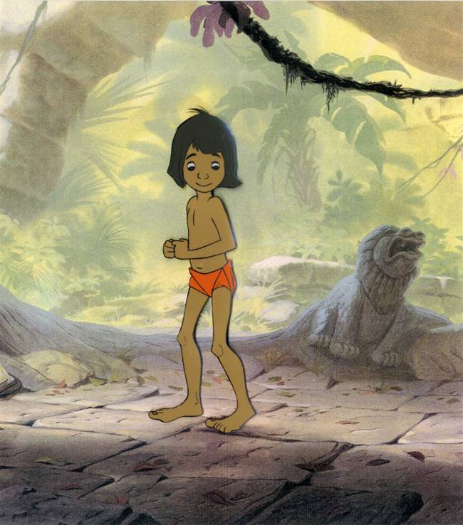 Original Production Cel of Mowgli from the Jungle Book (1967)