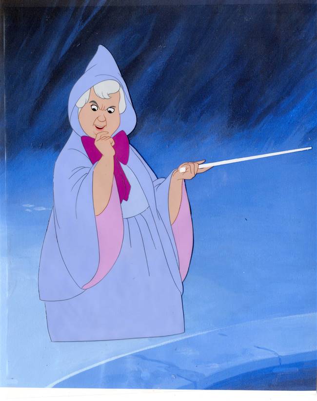 Original Production Cel of the Fairy Godmother from Cinderella (1950)