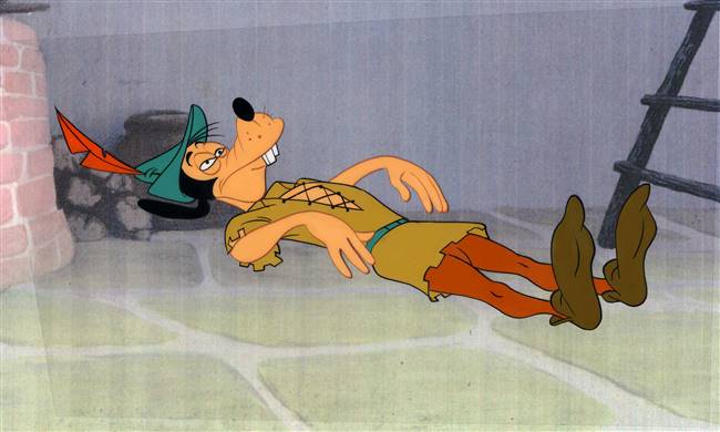 Original Production Cel of Goofy (as Robin Hood) from How to Sleep (1953)