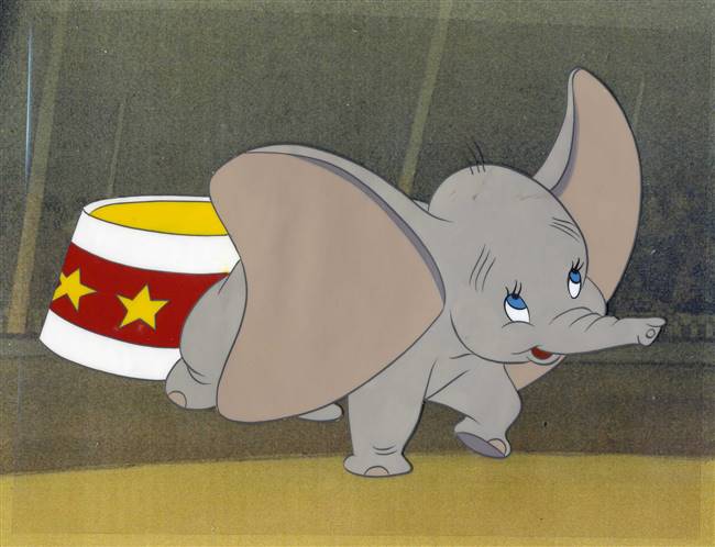 Original Publicity Cel of Dumbo from Dumbo (1941)