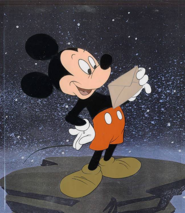 Original Publicity Cel of Mickey Mouse from Disney TV (1950s)