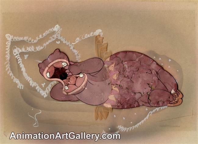 Courvoisier Cel of Hyacinth Hippo from Fantasia