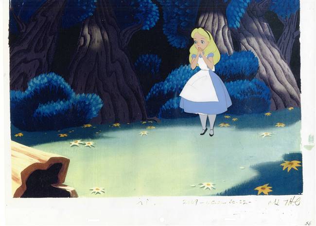 Original Production Cel of Alice from Alice in Wonderland (1951)