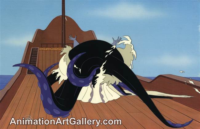 Production Cel of Ursula from The Little Mermaid