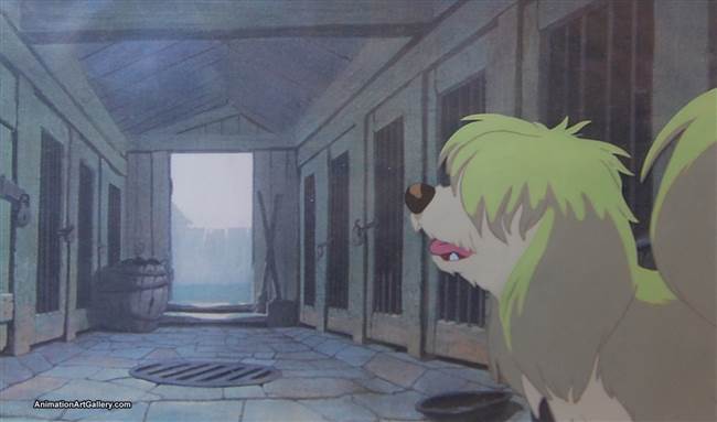 Production Cel of Peg from Lady and the Tramp from Lady and the Tramp