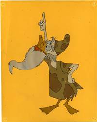 Original Production Cel of Ludwig Von Drake from Disney TV