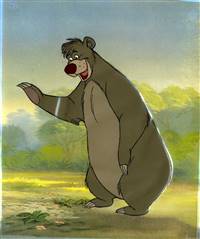 Original Production Cel of Baloo from Jungle Book (1967)