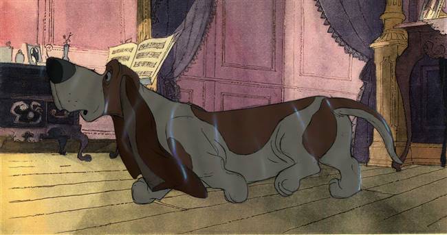 Original Production Cel of Lafayette from Aristocats (1970)