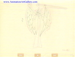 Production Drawing of Maleficent - WDD593