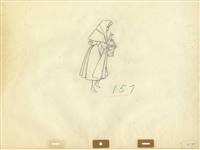 Original Production Drawing of Briar Rose from Sleeping Beauty (1959)