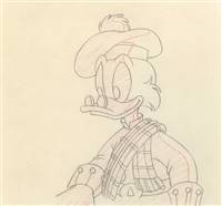 Original Production Drawing of Scrooge McDuck from DuckTales (1987-1990)
