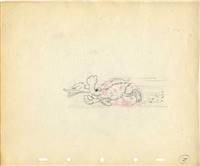 Original Production Drawing of Donald Duck from a Walt Disney Short (1930s)