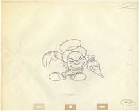 Original Production Drawing of Jiminy Cricket from Disney TV (1950s/60s)