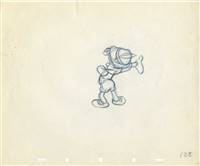 Original Production Drawing of Pinocchio from Pinocchio (1940)