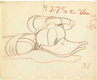 Original Production Drawing of Donald Duck from Donald's Golf Game (1938)