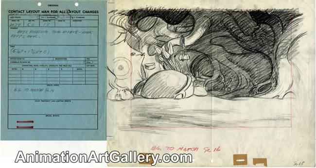 Layout Drawing from Peter Pan