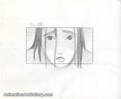 Storyboard of Mulan from Mulan