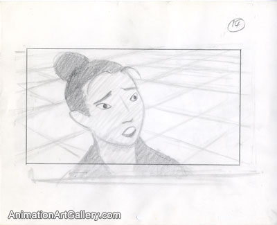 Storyboard of Mulan from Mulan